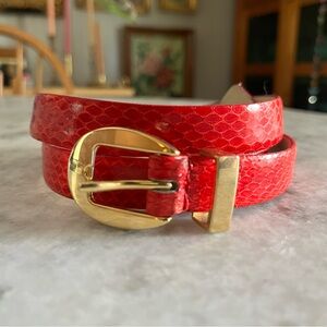 Beacon Hill Vintage Genuine Snakeskin Belt
